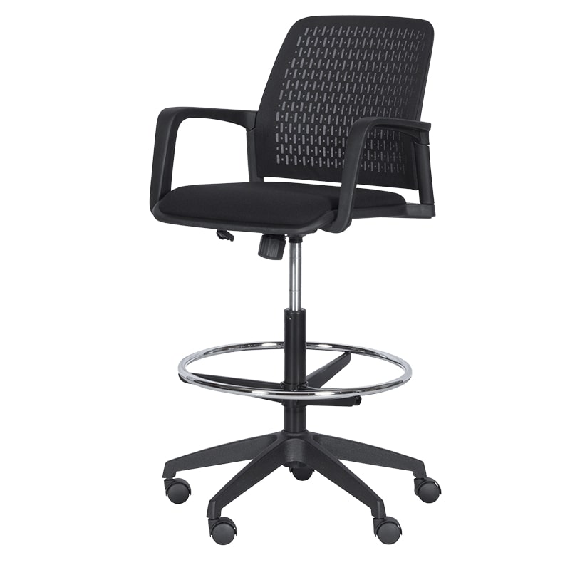 Висок работен офис стол Carmen 7556 черен